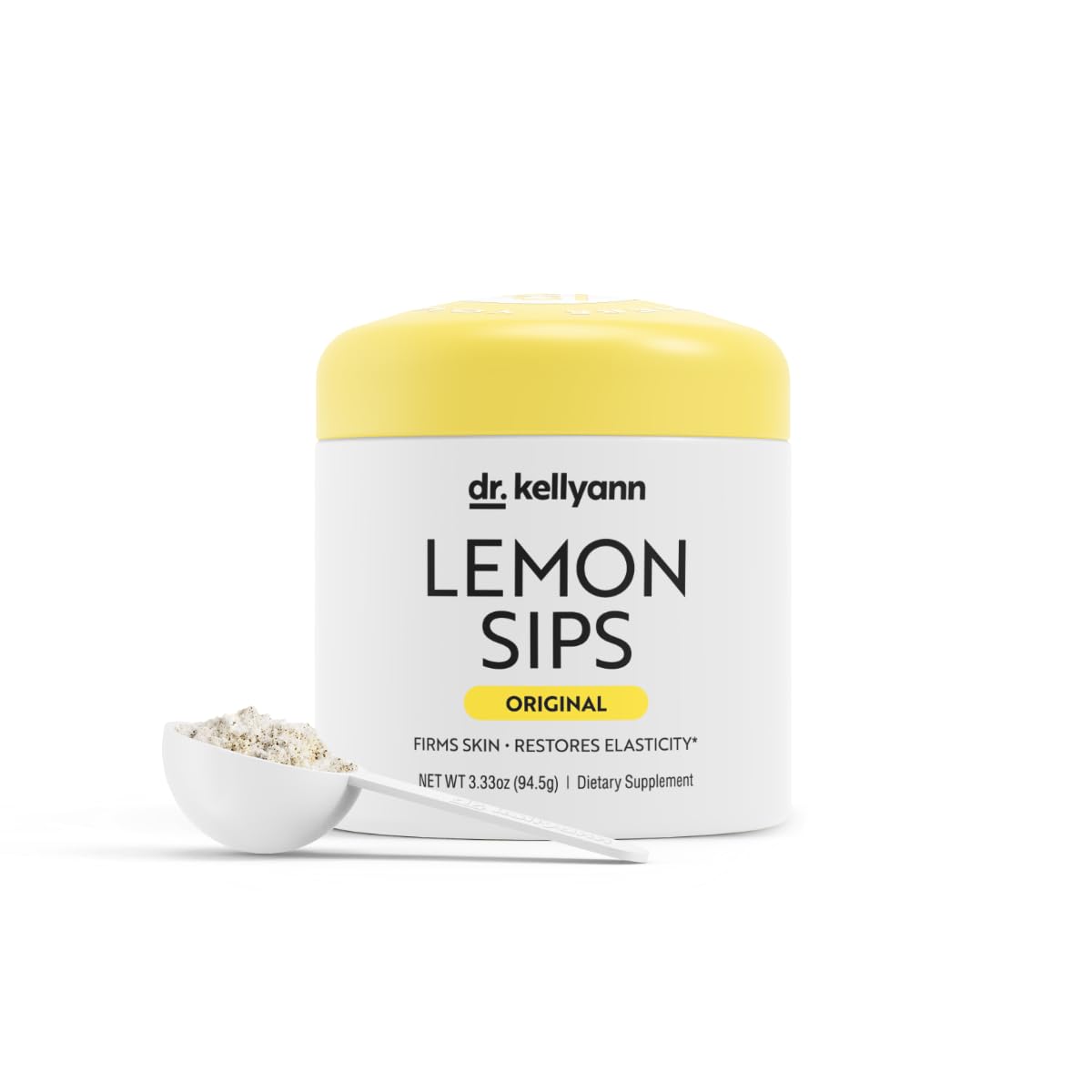 Dr. Kellyann Lemon Sips Citrus Drink Mix for Skin - 21 Servings