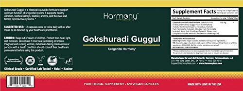 Harmony Nutraceuticals Gokshuradi Guggul Urogenital Wellness - image 3