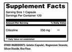 Amazing Formulas Citicoline 250 mg