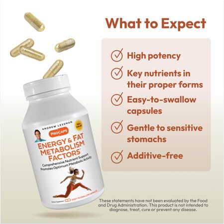 ANDREW LESSMAN Energy and Fat Metabolism Factors Capsules - Promotes