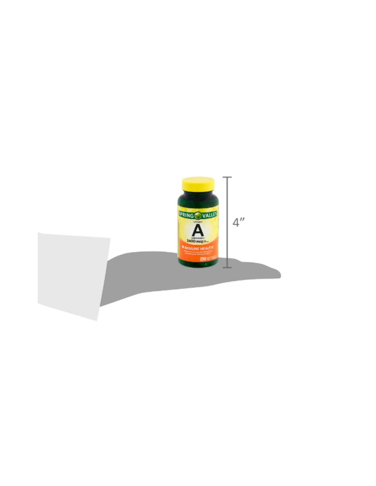 STS Home Spring Valley Vitamin A Supplement 2400 mcg - 250 Softgels - image 5