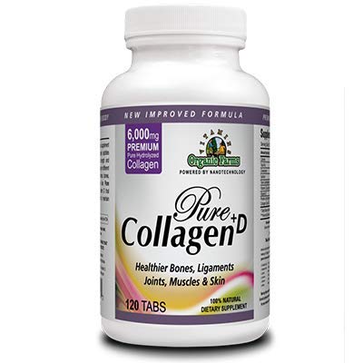 Organic Farms Vitamins Collagen Pure+D 6000mg - 120 Tablets