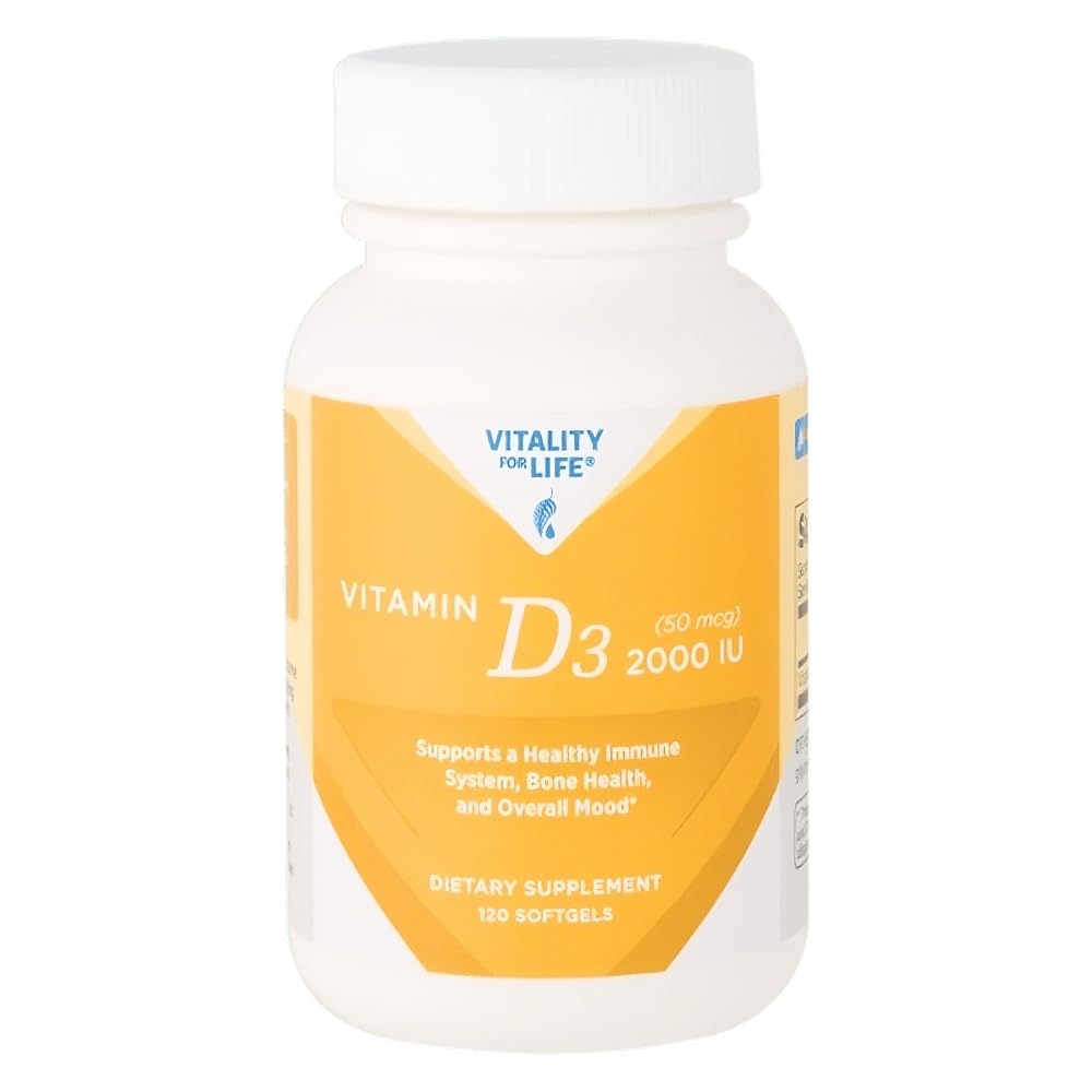 Melaleuca Vitality Vitamin D3 2000 IU - 120 Tablets