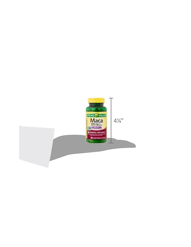 STS Home Spring Valley Maca Root 500mg Capsules - 90 Capsules - image 7