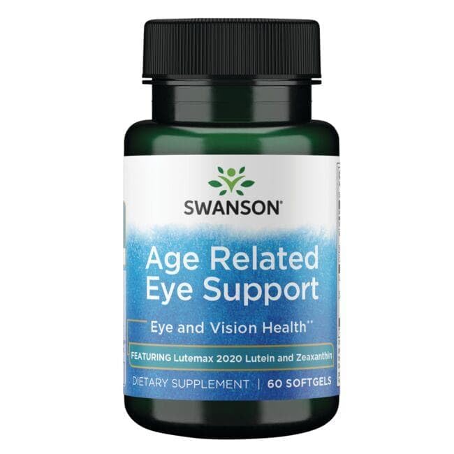 Swanson Age Related Eye Support Lutein and Zeaxanthin - 60 Softgels - image 4
