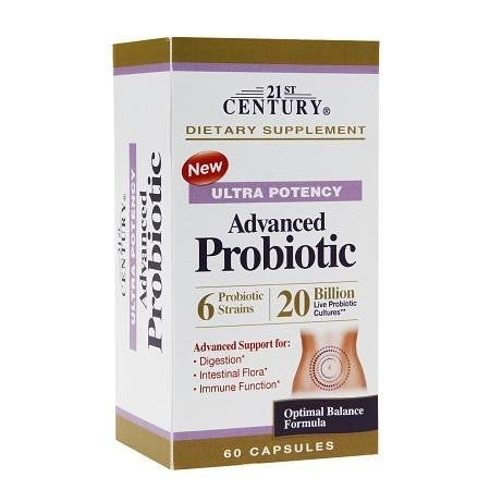 21st Century Ultra Potency Advanced Probiotic 20 Billion - 180 Capsules