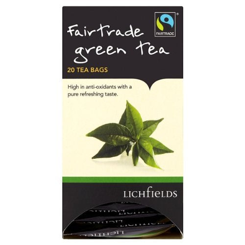 Lichfields Fairtrade Green Tea - 60 Tea Bags