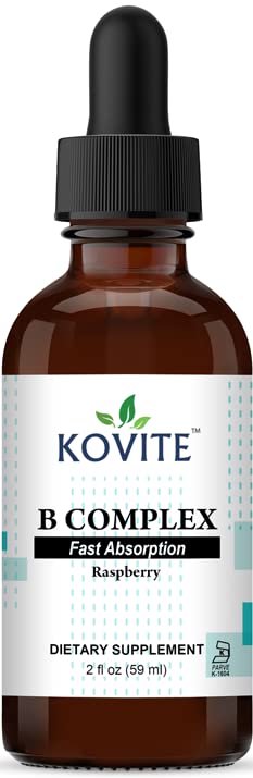 Kovite B Complex Liquid Fast Absorption Raspberry - 2 fl oz