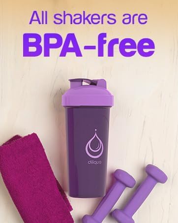 diliqua 4 PACK, 28 oz & 20 oz Shaker Bottles for Protein Mixes - image 7