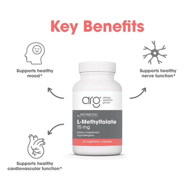 Metabolic Maintenance L-Methylfolate 15 mg - 60 Capsules - image 4