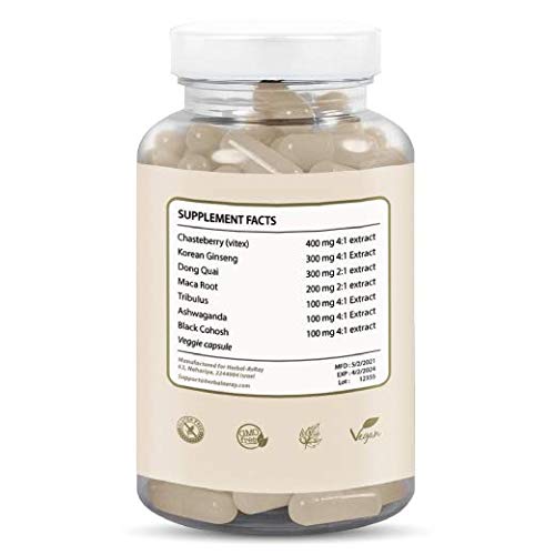 Herbal-avRay Hormone Balance for Women - 90 Vegetarian Capsules - image 6
