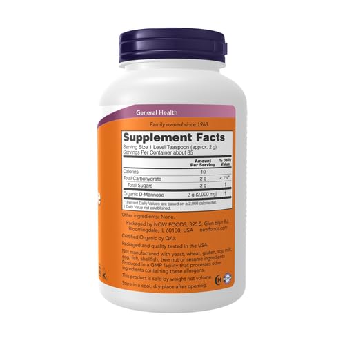 NOW Foods D-Mannose Powder - 12 Ounces (Pack of 2) - image 3