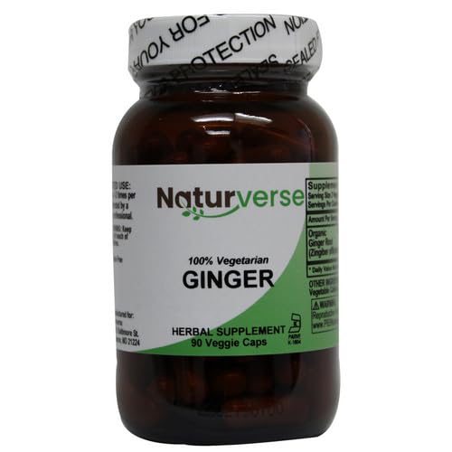 Naturverse Ginger Powder Vegetarian Capsules - 90 Capsules