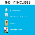 Yes You Can! Detox Kit Bundle, Capsules, Aloe Vera Mix & Bottle