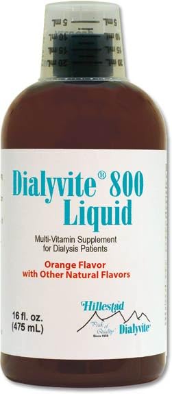 Dialyvite 800 Liquid Multivitamin for Kidney Health - 95 Servings