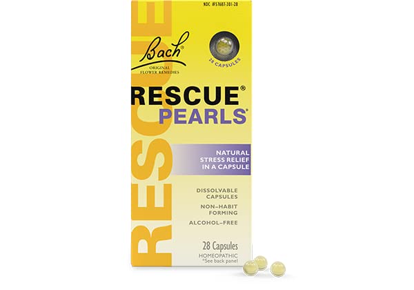 Bach Rescue Pearls Natural Stress Relief - 28 Capsules - image 6