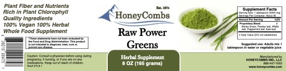 HoneyCombs Super Greens Powder - 8.5 oz - image 2