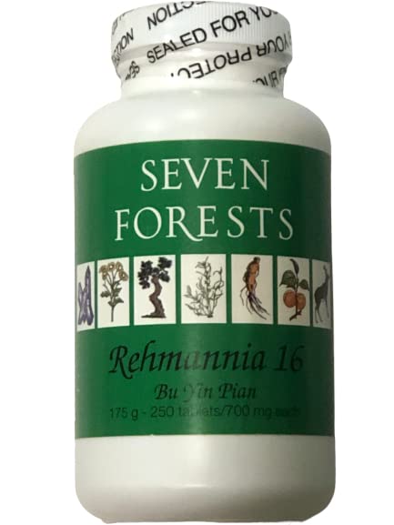 Seven Forests Rehmannia 16 Tablets - 250 Count