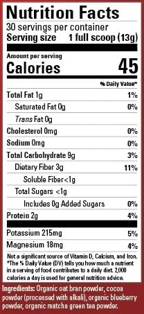Cholesterol Sense Superfood Drink Mix Chocolate - 13.7 oz - image 2