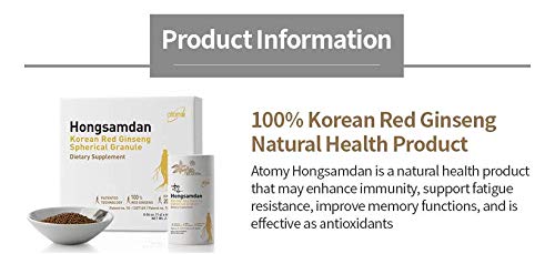 ATOMY Hongsamdan Korean Red Ginseng Immunity - 60 Sachets