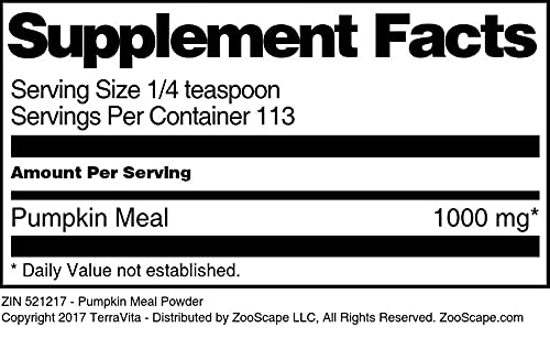 Terravita Pumpkin Meal Powder - 4 oz - image 4