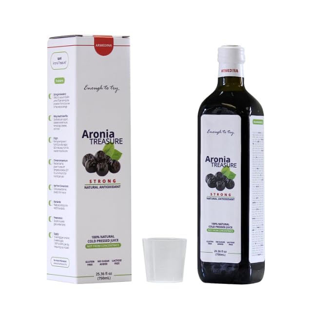 Aronia Treasure 100% Aronia Berry Juice - 2 x 25.36 Fl Oz - image 2