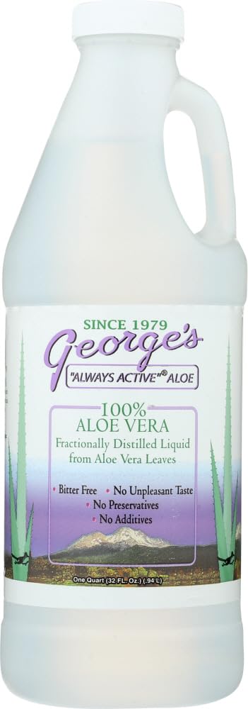 Georges Aloe George's Aloe Vera Liquid - 2 x 32 Fl Oz