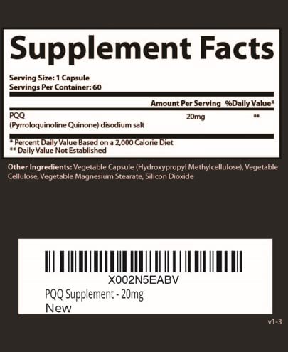Research Labs Ultra High Purity PQQ 20mg - 120 Capsules - image 7