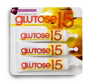 YOOZENA Glutose15 Oral Glucose Gel Lemon Flavor - 6 Tubes