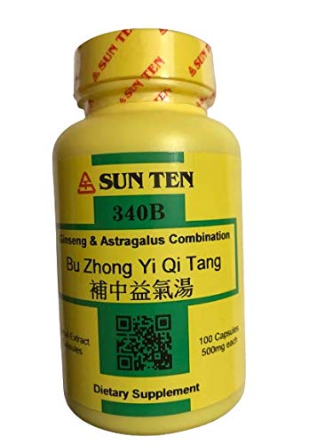 Sun Ten Ginseng & Astragalus Combination - 100 Capsules