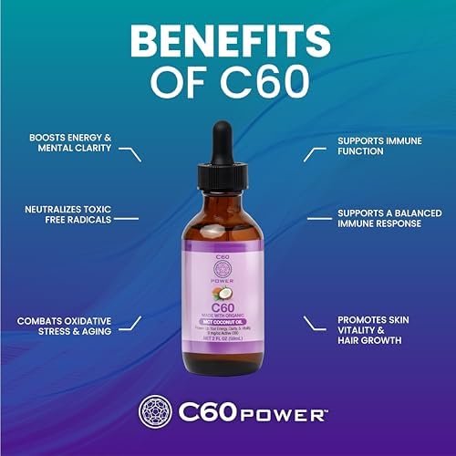 C60 Purple Power Organic MCT Coconut Oil - 2 fl oz - image 3
