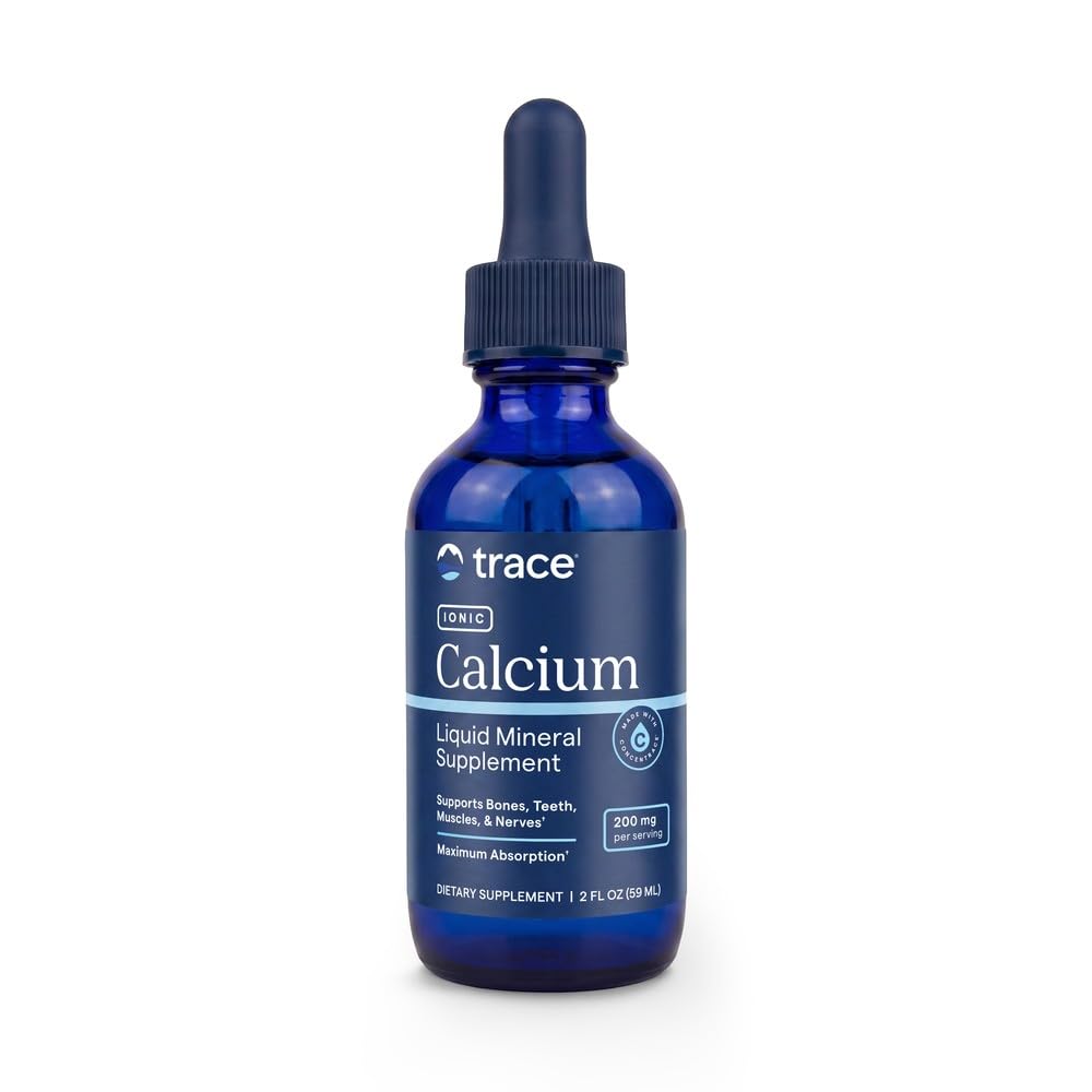 Trace Minerals Liquid Ionic Calcium 200mg - 59ml