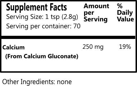 Daily Manufacturing Calcium Gluconate Powder - 7 oz - image 2