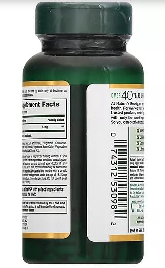 Nature's Bounty Melatonin 5 mg Bi-Layer Tablets - 180 Count - image 4