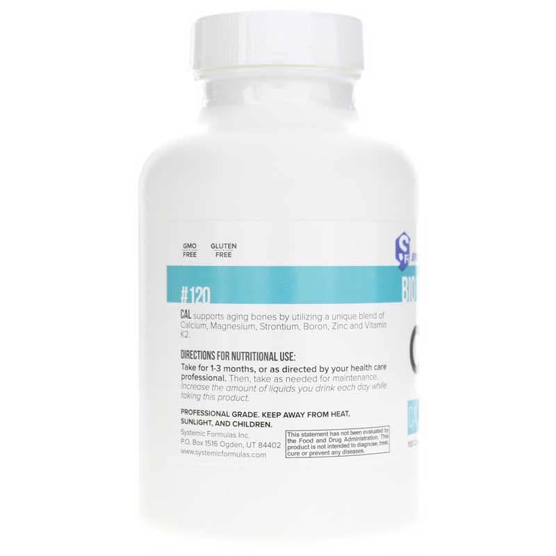 Systemic Formulas CAL Calcium Plus - 100 Capsules - image 4