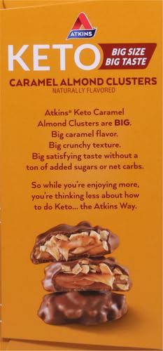 Atkins Caramel Almond Clusters Keto Nutrition Bar - 8 Count - image 12