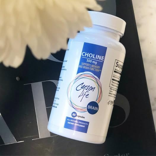 Carson Life Choline 500 mg Capsules