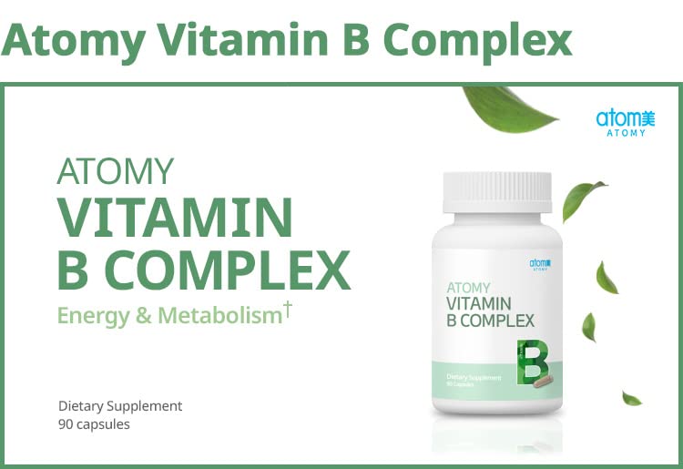 Kolmar Atomy Vitamin B Complex - 90 Vegetarian Capsules - image 2