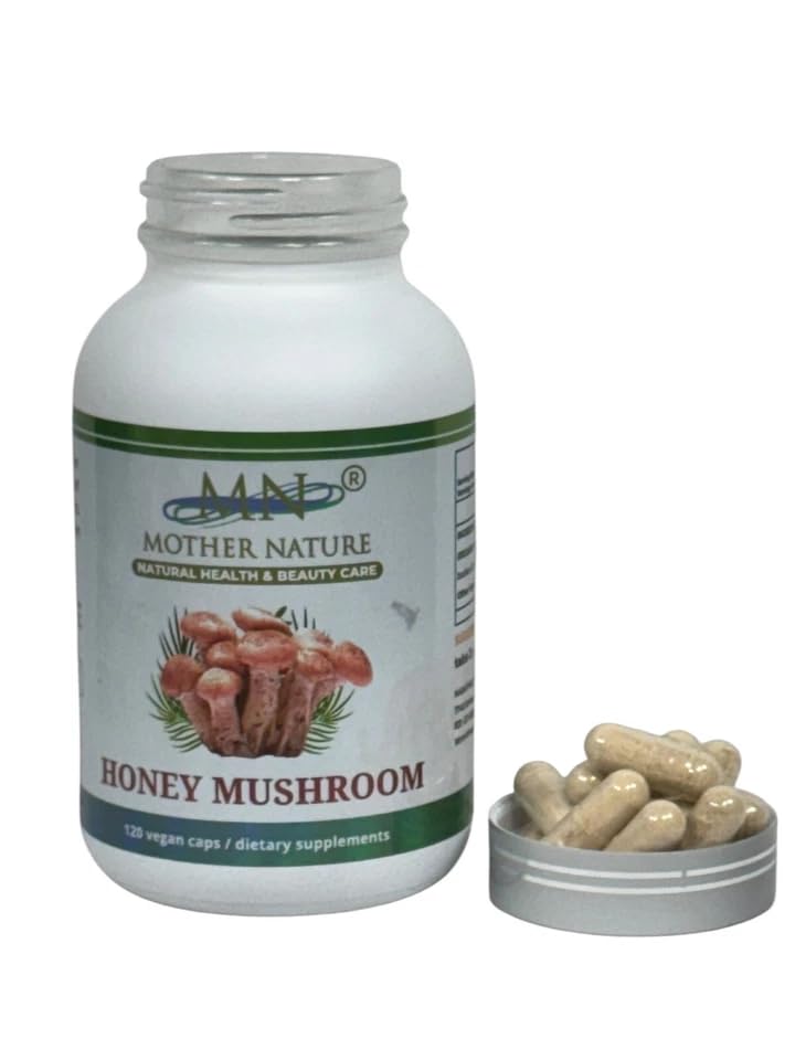 Mn Mother Nature Honey Mushroom Supplement 1000mg - 120 Capsules - image 5