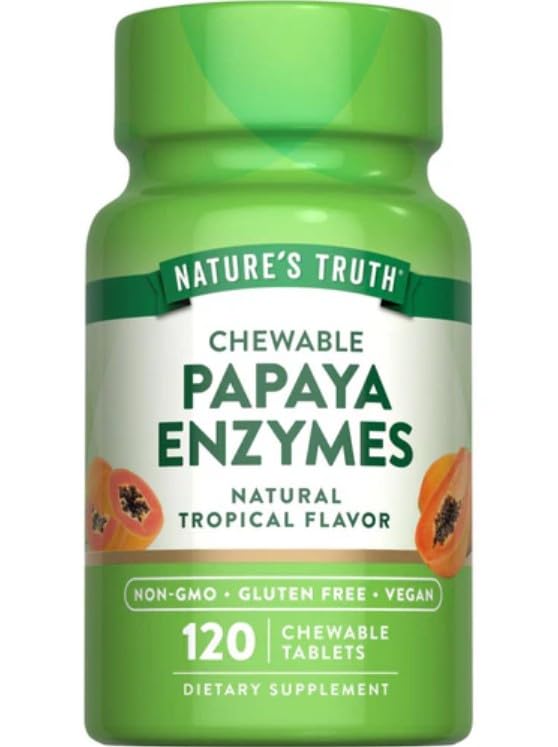Nature's Truth Chewable Papaya Enzyme - 480 Tablets - image 2