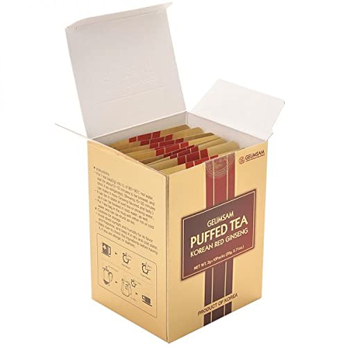 GEUMSAM Puffed Korean Red Ginseng Tea - 10 Tea-Bags - image 2