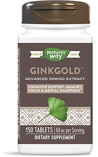 Nature's Way Ginkgold 60 mg Tablets - 300 Count