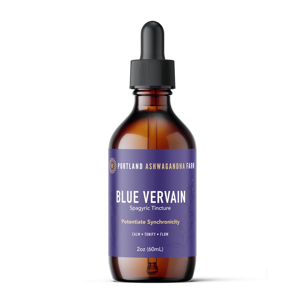 Portland Ashwagandha Farm Blue Vervain Spagyric Tincture - 2 Fl Oz