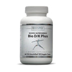 BIOSPEC NUTRITIONALS Bio D/K Plus Vitamin D3 K2 - 60 Capsules