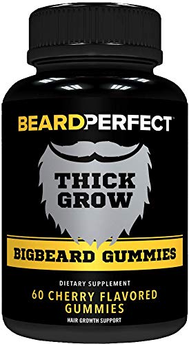 BeardPerfect ThickGrow Beard Growth Gummies with Biotin - 60 Gummies