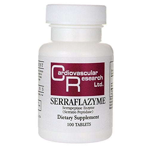 cr Cardiovascular Research Serraflazyme Serrapeptase Enzyme - 100 Tablets