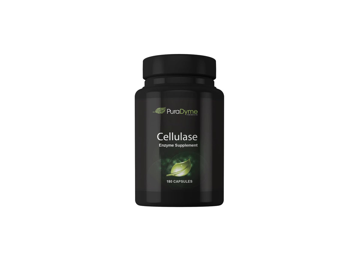 PuraDyme Cellulase Enzyme Supplement - 180 Capsules