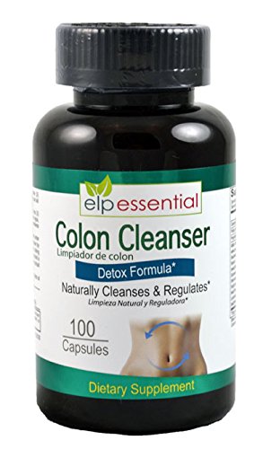 ELP Essential Colon Cleanser Detox Formula - 100 Capsules