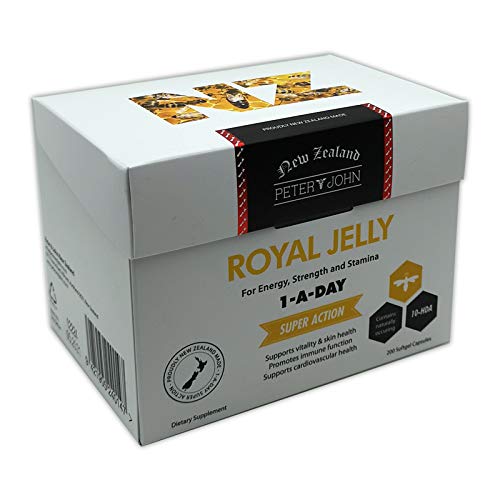 HEALTHFARM Royal Jelly 1000mg 200 Softgels Capsules 10-HDA Nutritional