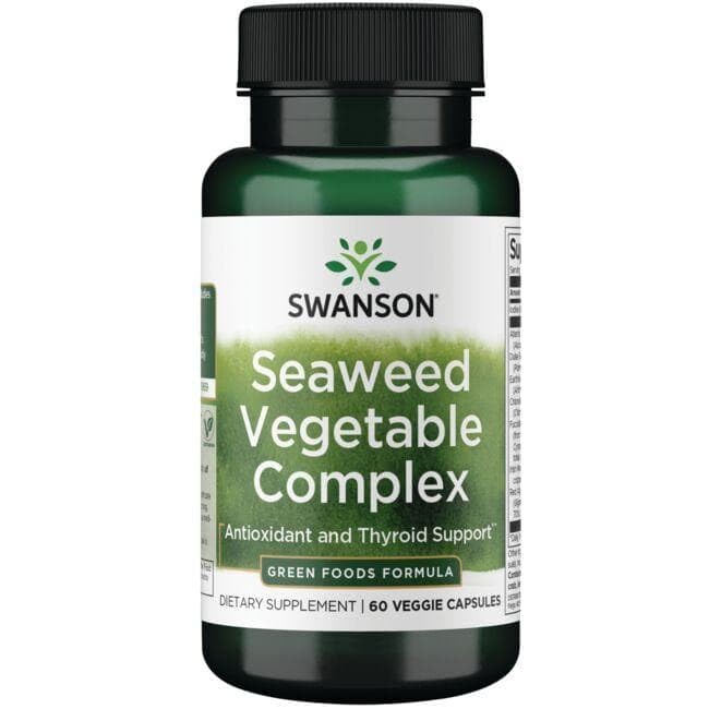 Swanson Green Seaweed Vegetable Complex - 60 Vegetarian Capsules - image 4